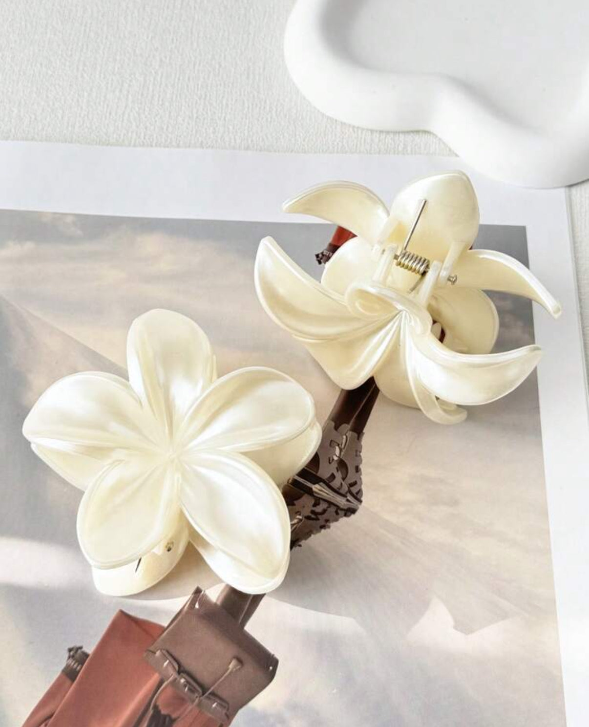 Pinzas Hawai blanca