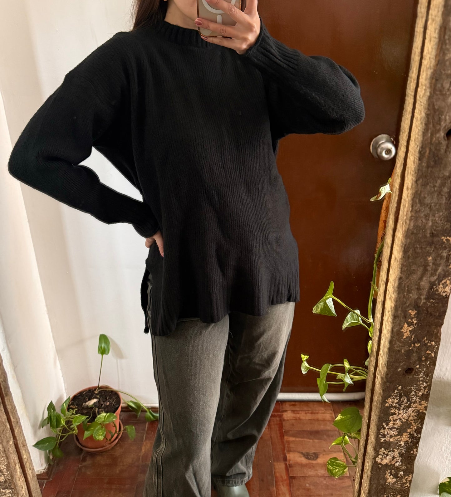 Buzo hilo negro