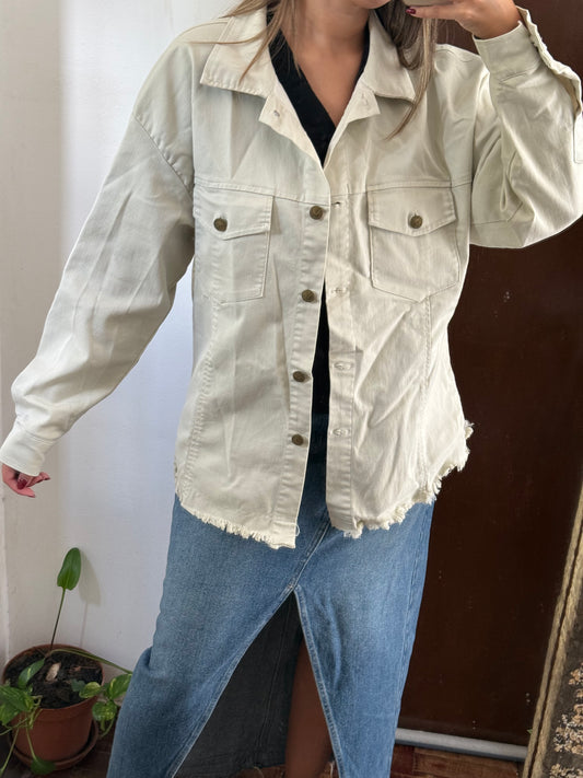 Campera jean verde lima Dolce Ragazza talle S/M