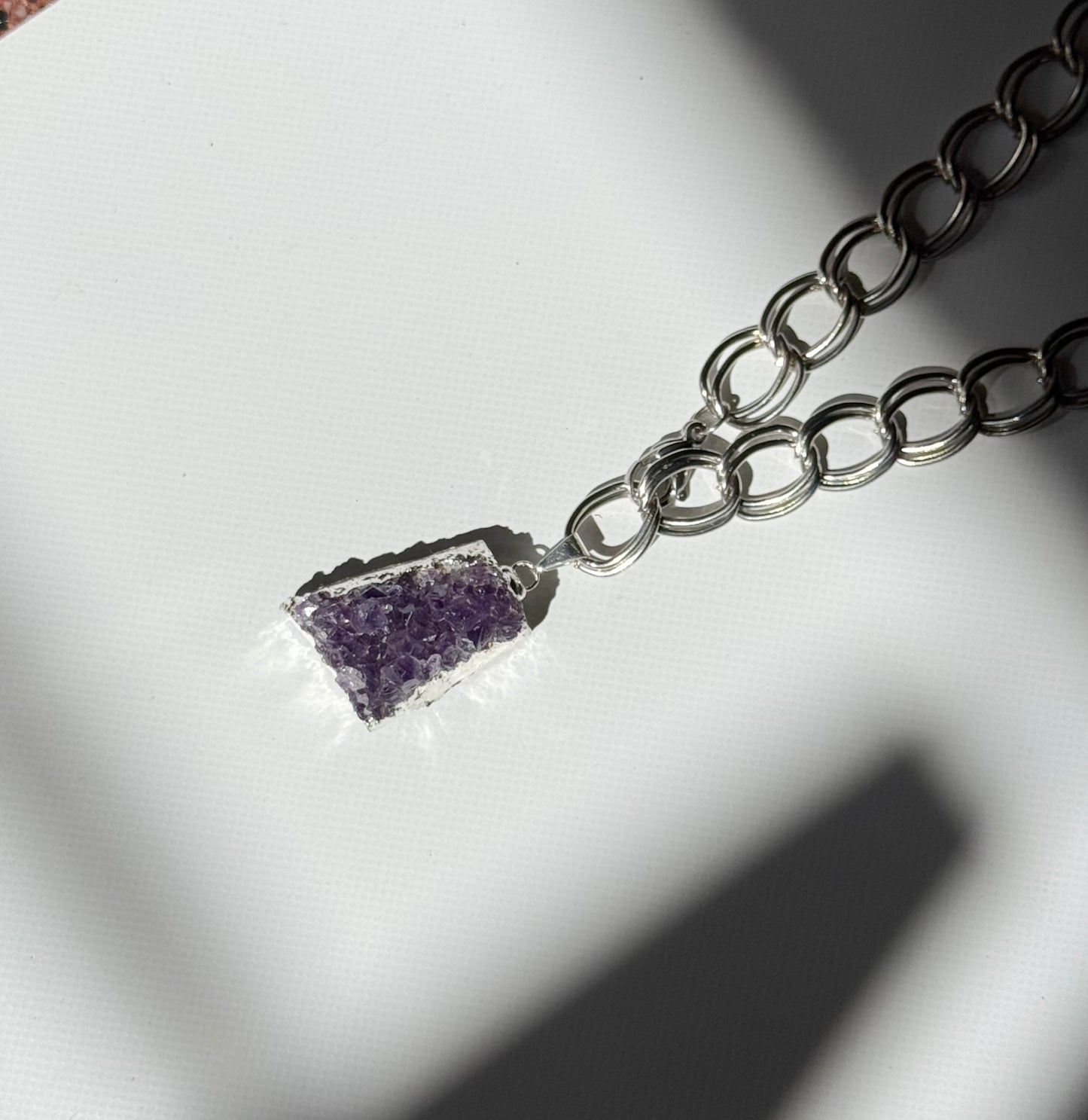 Collar piedra amatista