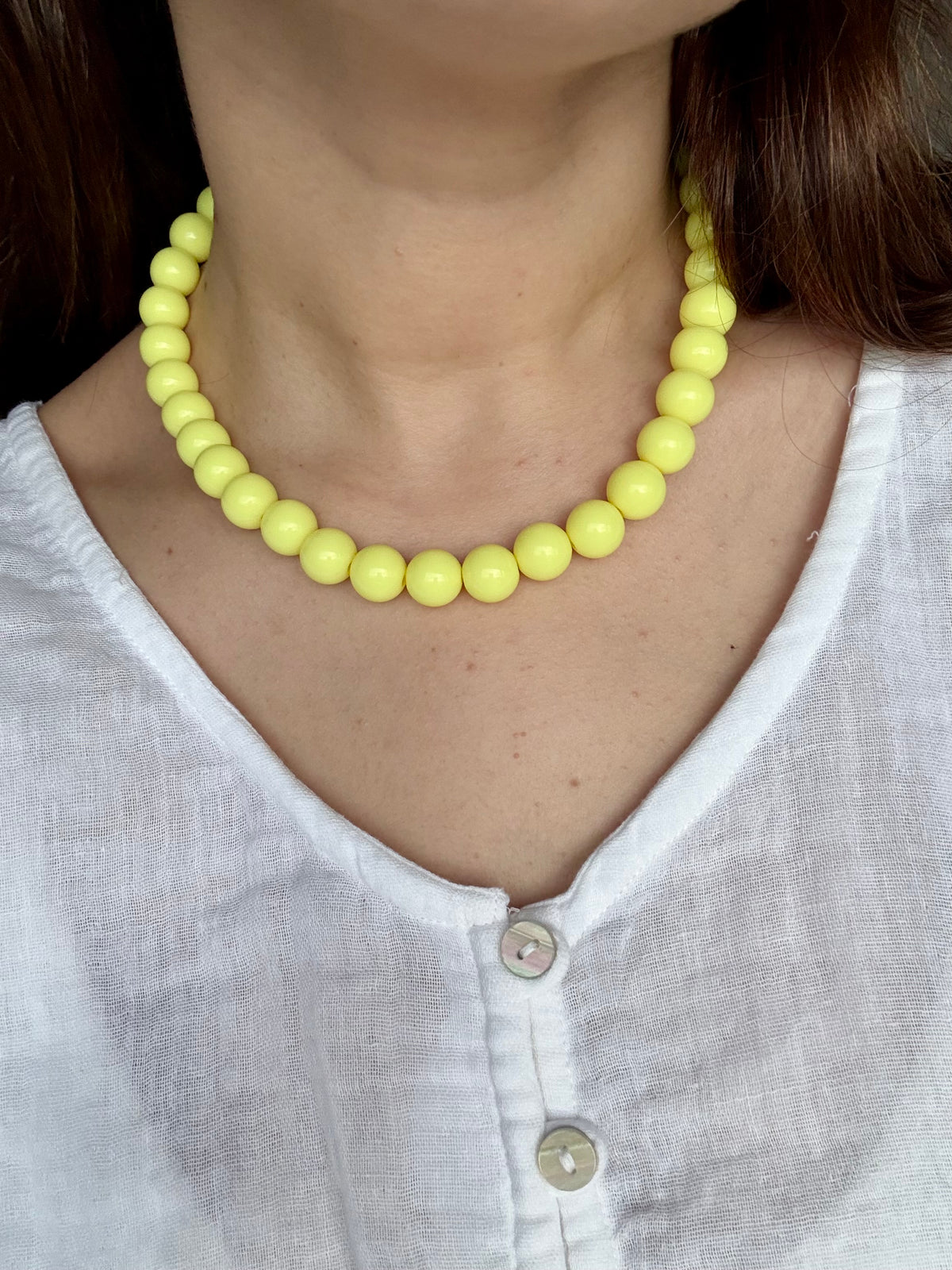 Collar summer amarillo