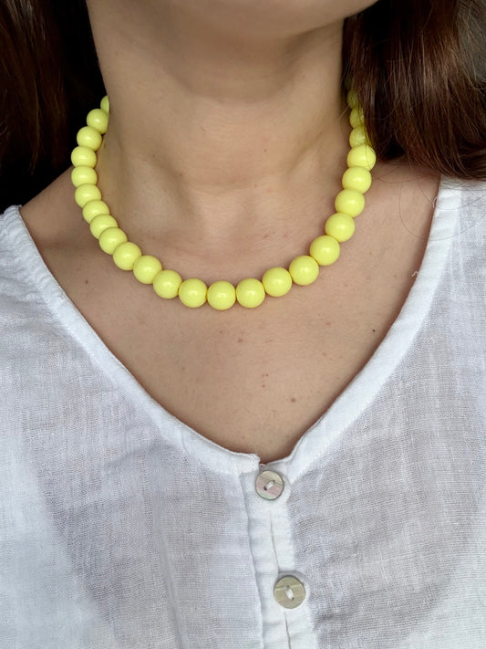 Collar summer amarillo