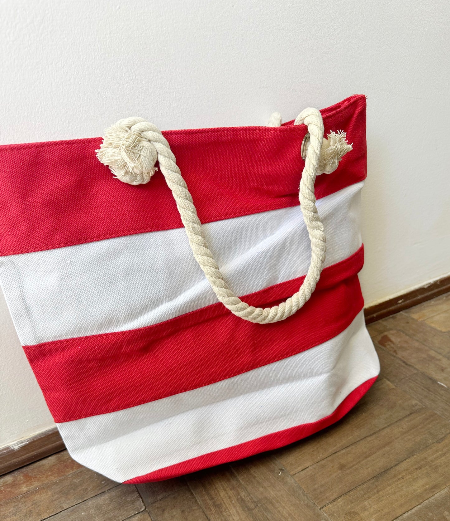 Bolso playero rojo