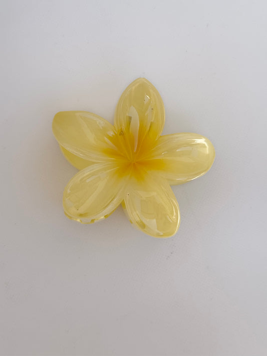 Pinza Hawai amarillo pastel