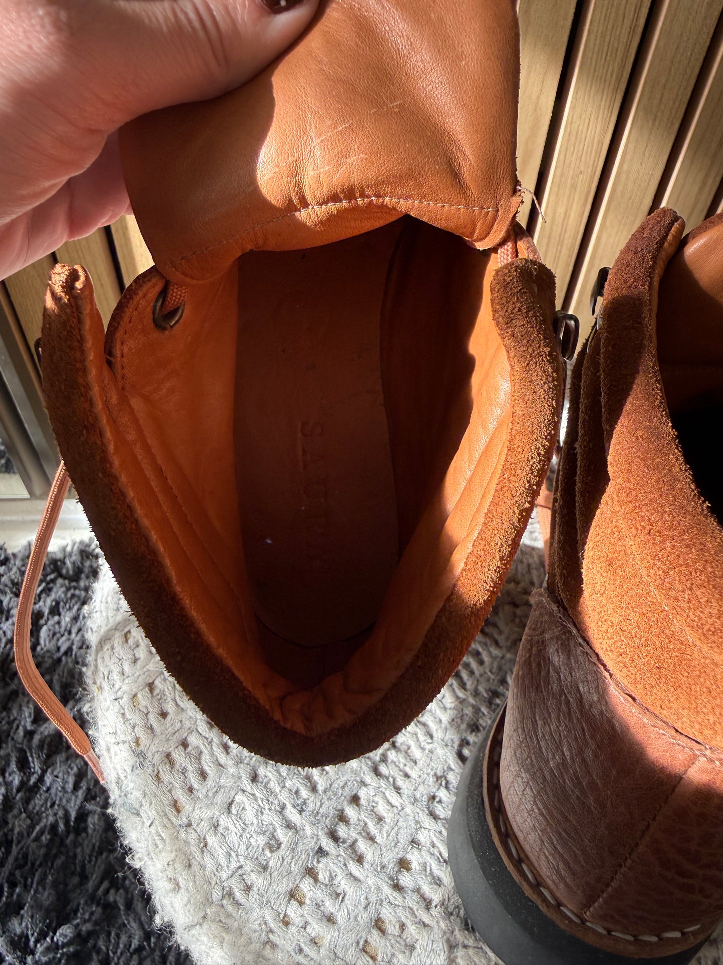 Botas Saura cuero talle 36