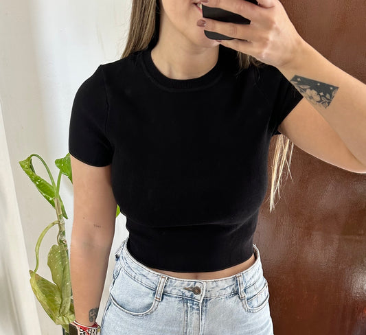 Top de hilo Zara talle M- sin uso