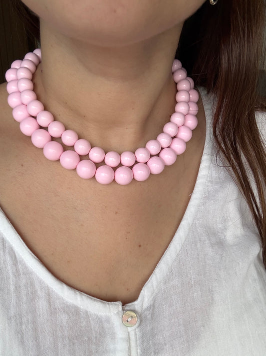 Collar summer rosa