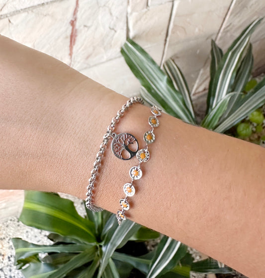 Pulsera árbol doble