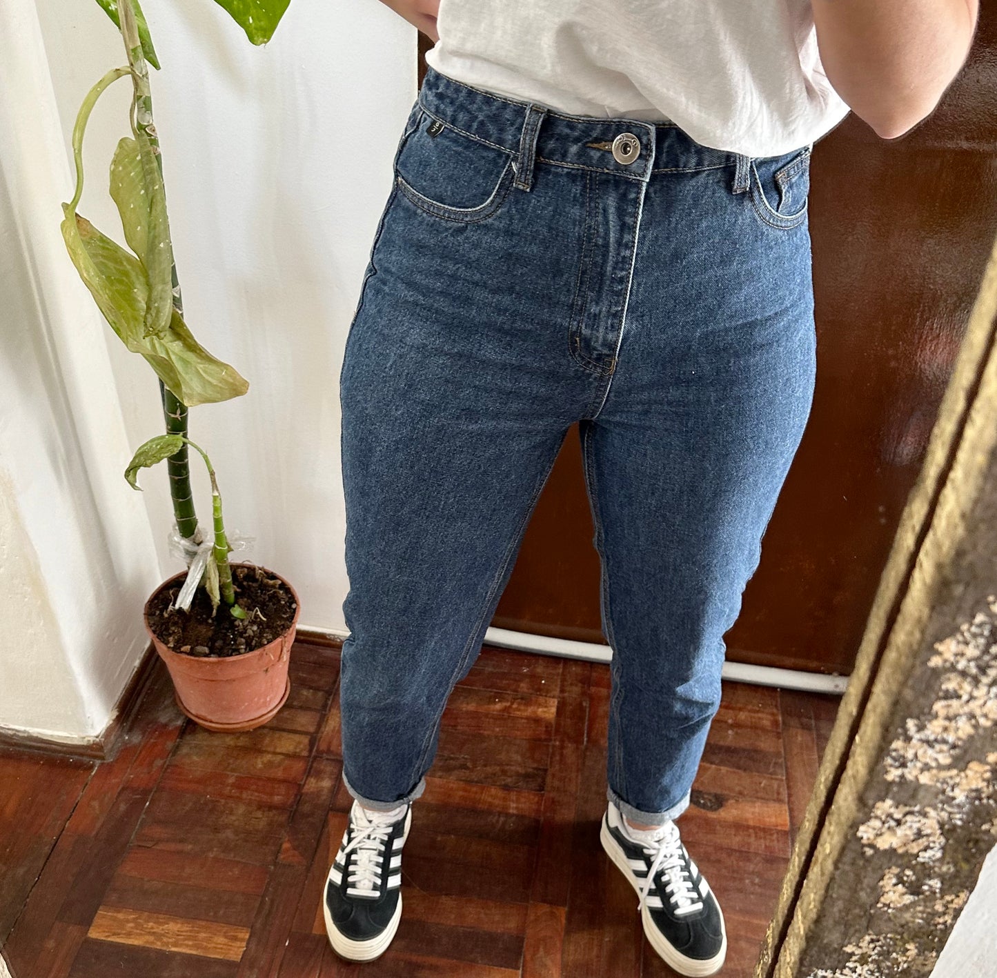 Jeans Baggy high rise talle 23 Daniel Cassin