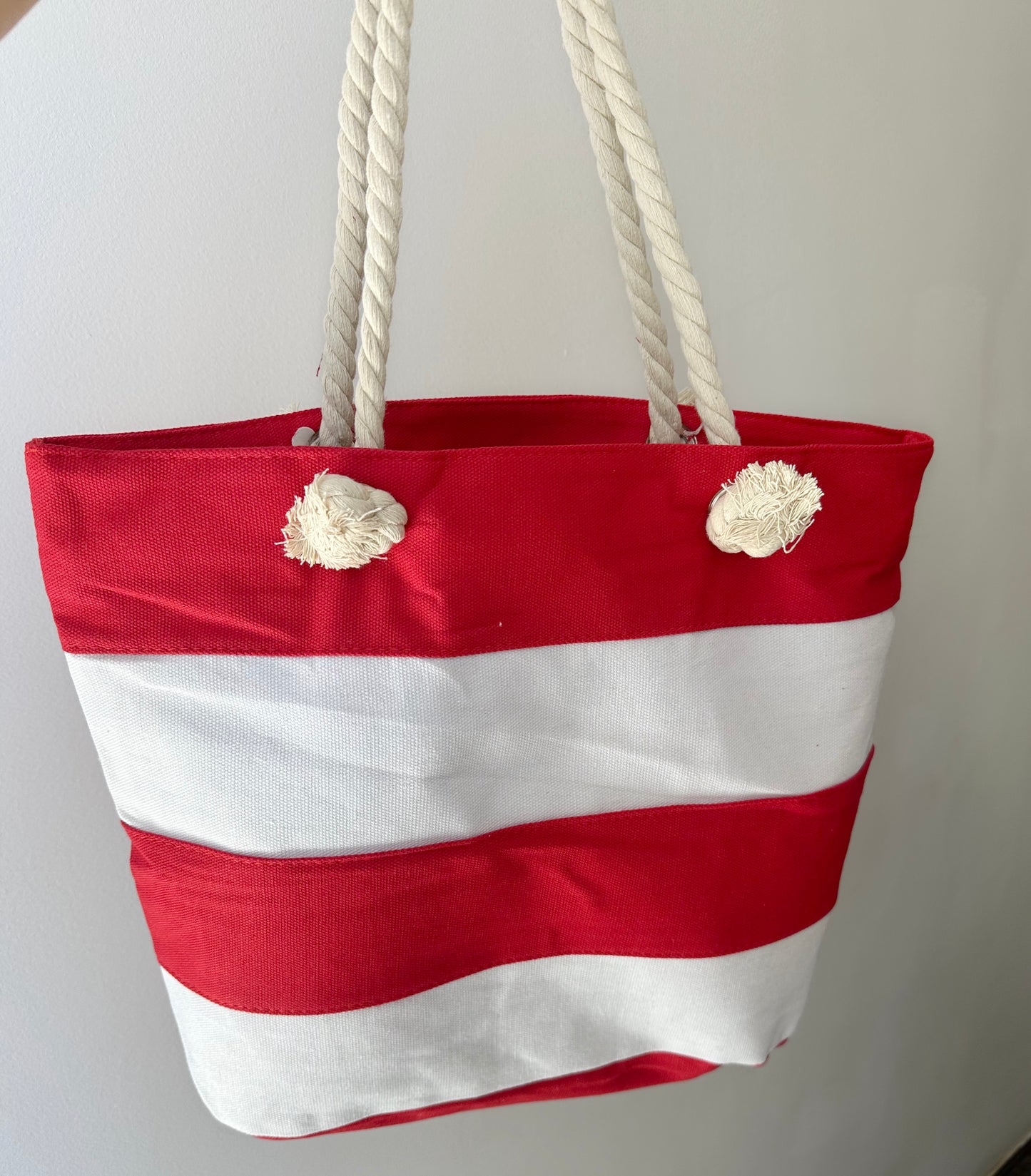 Bolso playero rojo