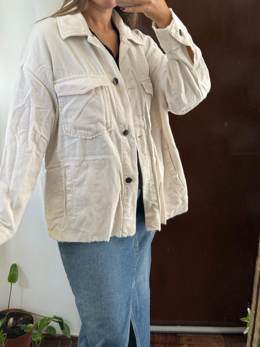 Campera pana Zara talle M