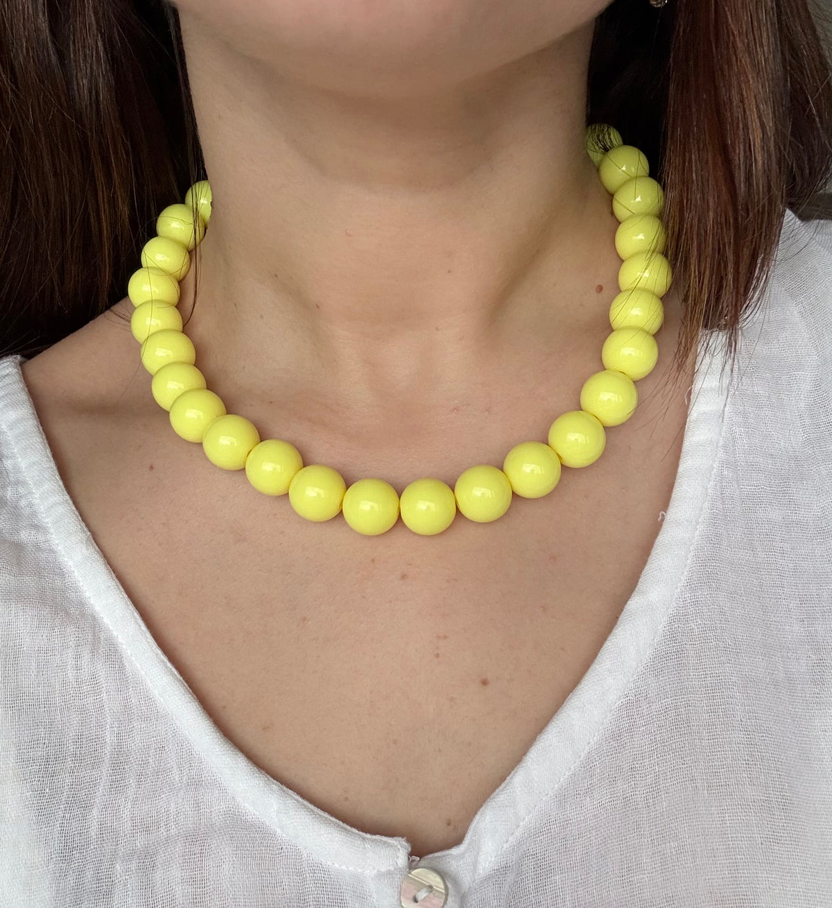 Collar summer amarillo