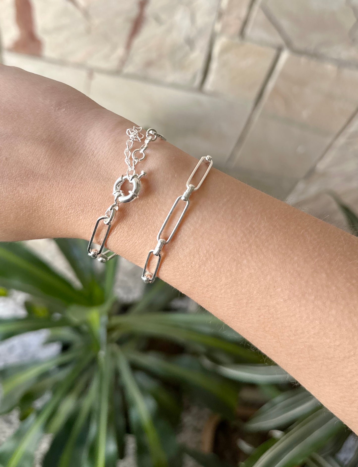 Pulsera eslabón cierre marinero