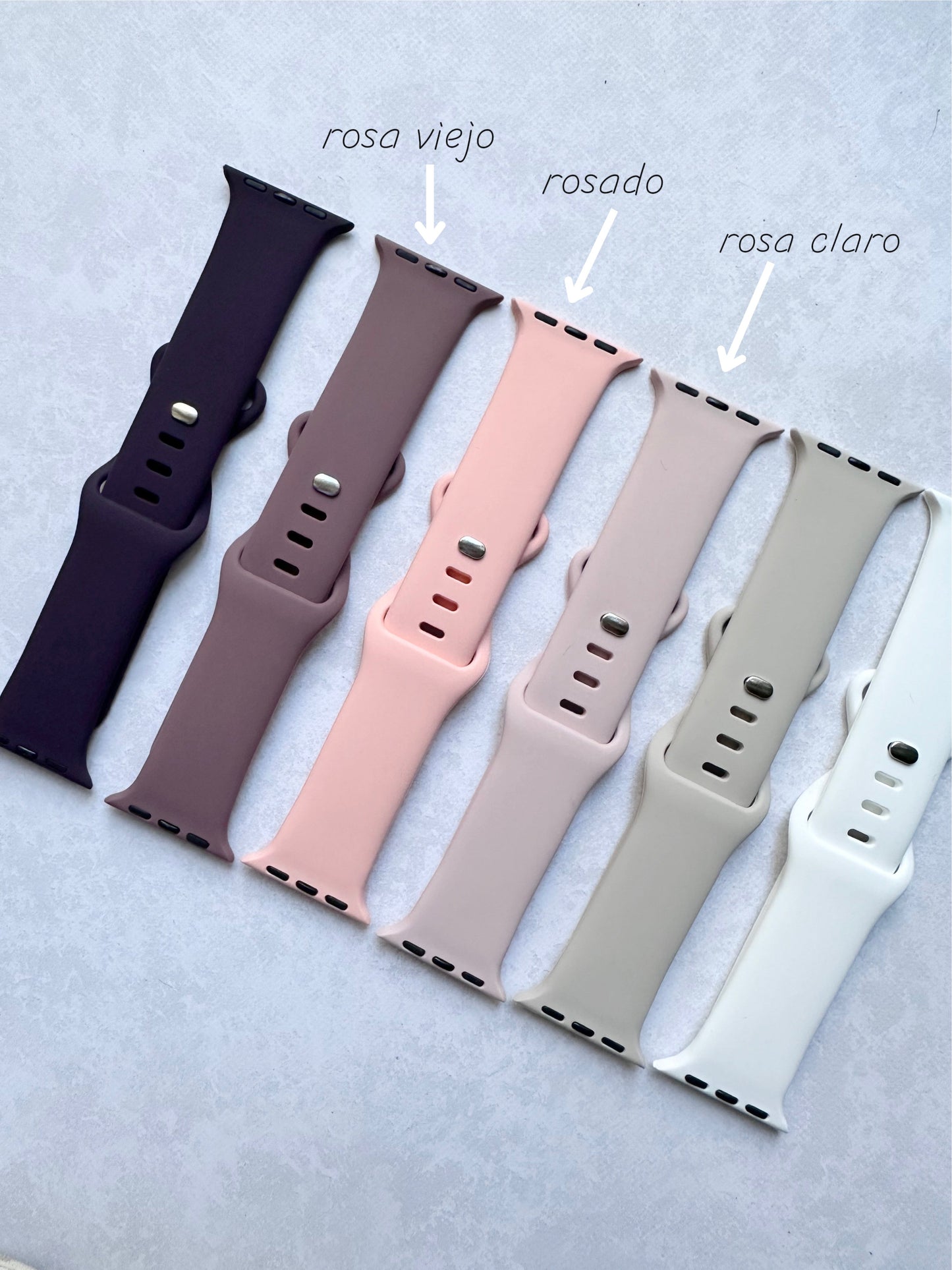 Correa smartwatch lisas 42, 44, 45 y 49 mm