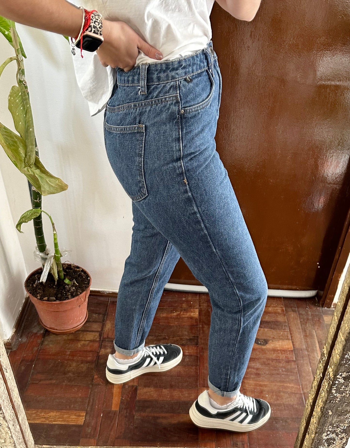 Jeans Baggy high rise talle 23 Daniel Cassin